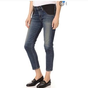 COH Citizens of Humanity Maternity Blue Jeans Racer Low Rise Skinny Size 27